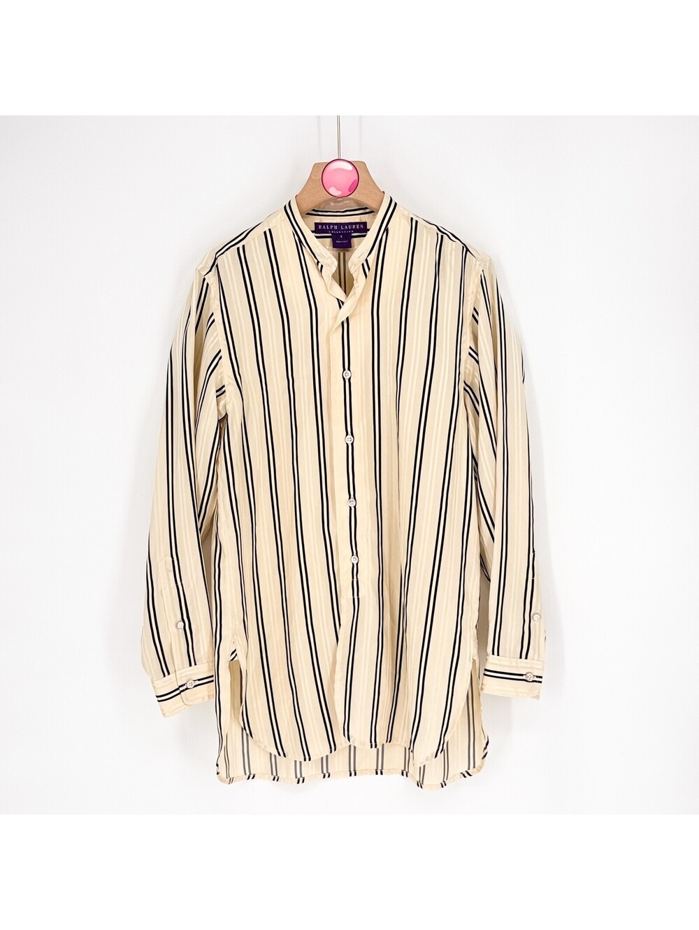 Ralph Lauren Collection Purple Label Striped Tunic Women's 6